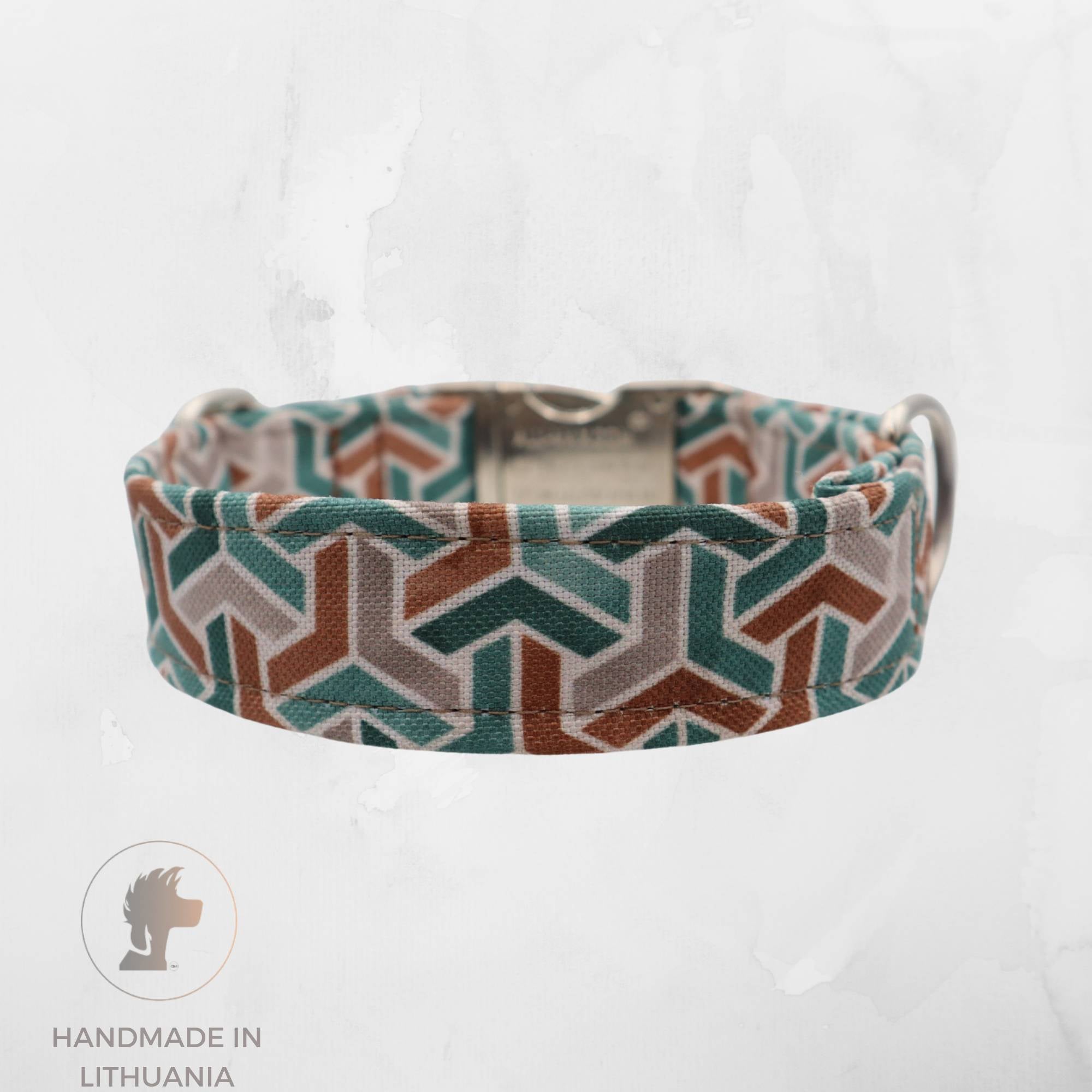 Geometric dog collar Distinguish me