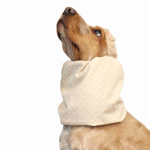 Beige Snood For Dog by Distinguish Me