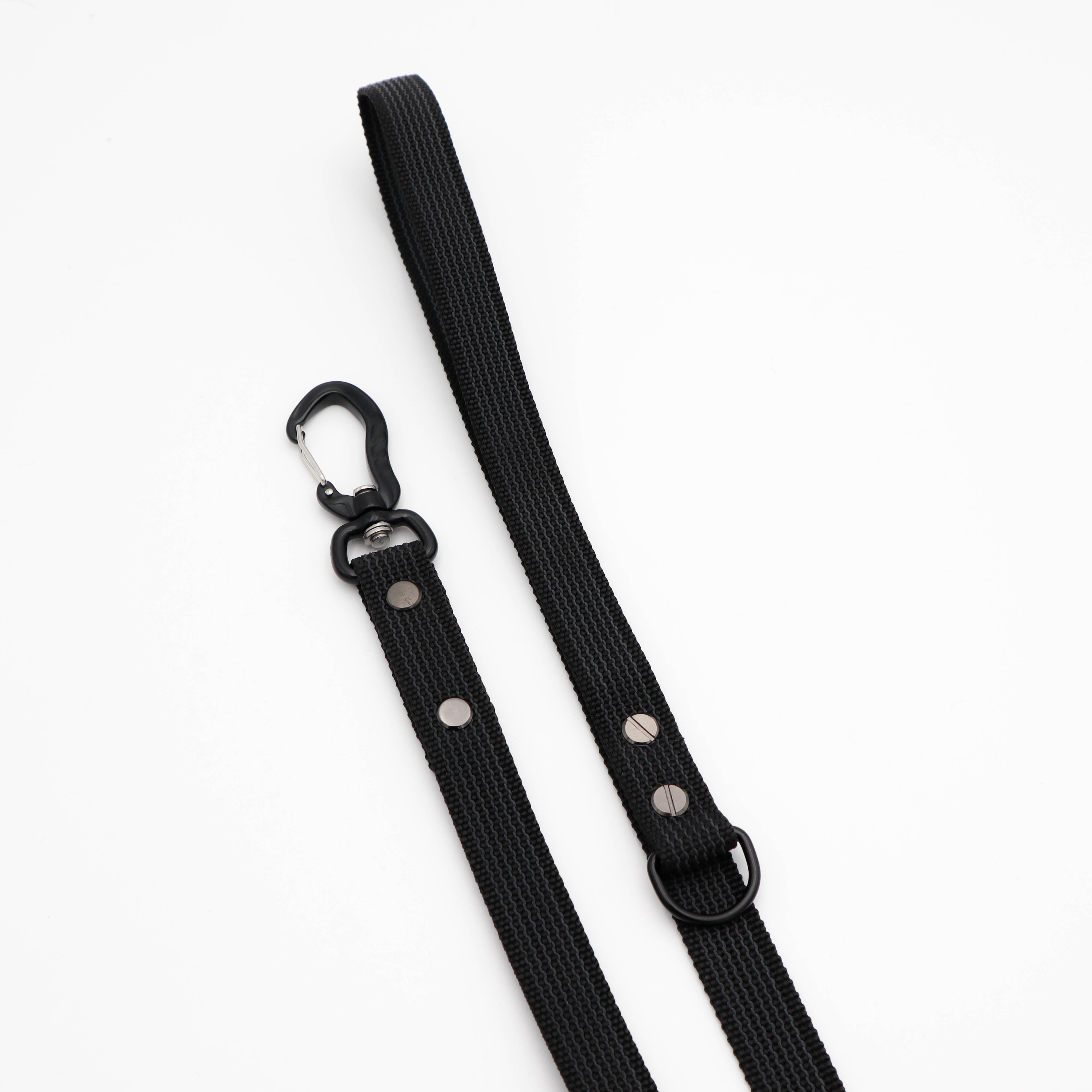 Leash for dog | Non - Slip | Rubberized | Black