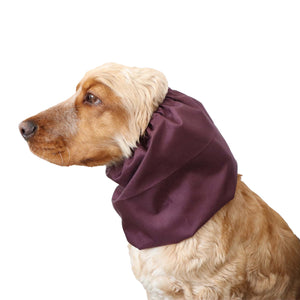 Waterproof Dog Snood burgundy by Distinguish Me